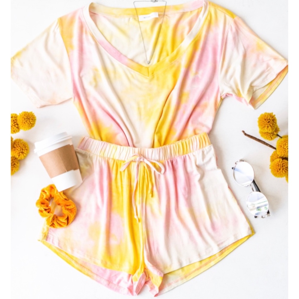 Shorts/Shirt from The Copper Closet.